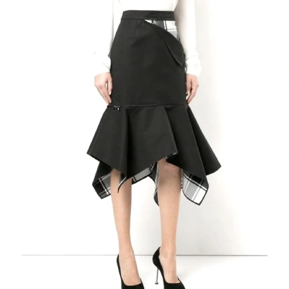 MONSE zipper trumpet skirt NWOT